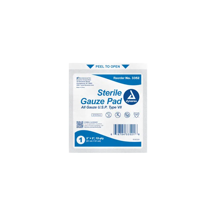 Sterile Gauze Pad 2" x 2" 12-ply - Image 2