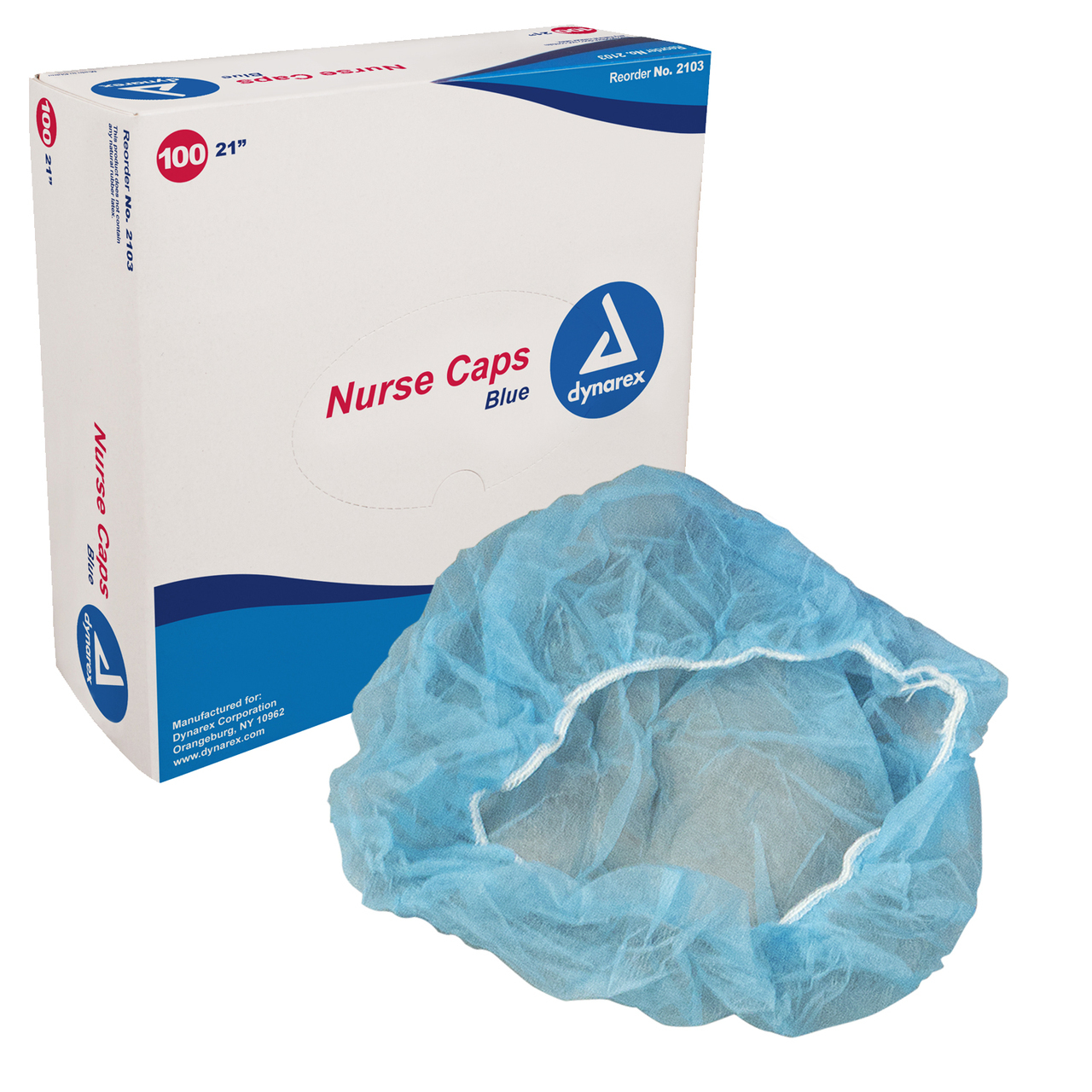 Nurse Cap OR 21" Blue