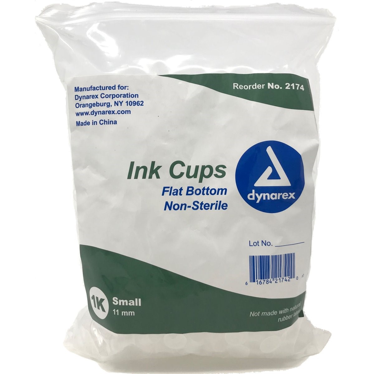 Ink Cups - Flat Bottom, 11 Mm - Small