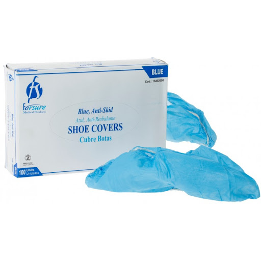 Shoe Covers Blue Non-Skid
