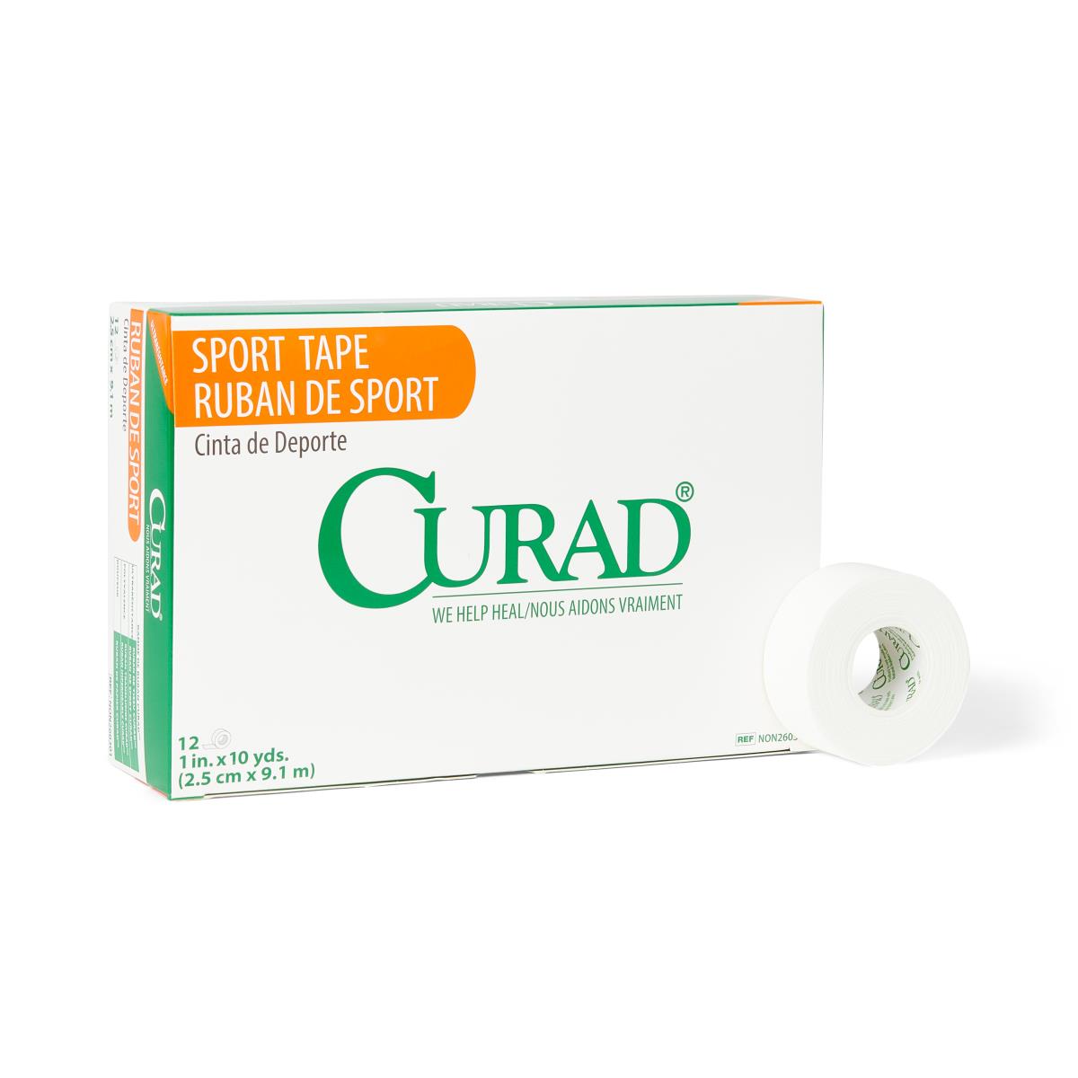 CURAD Sport Tape, Ortho-Porous, 1 inch