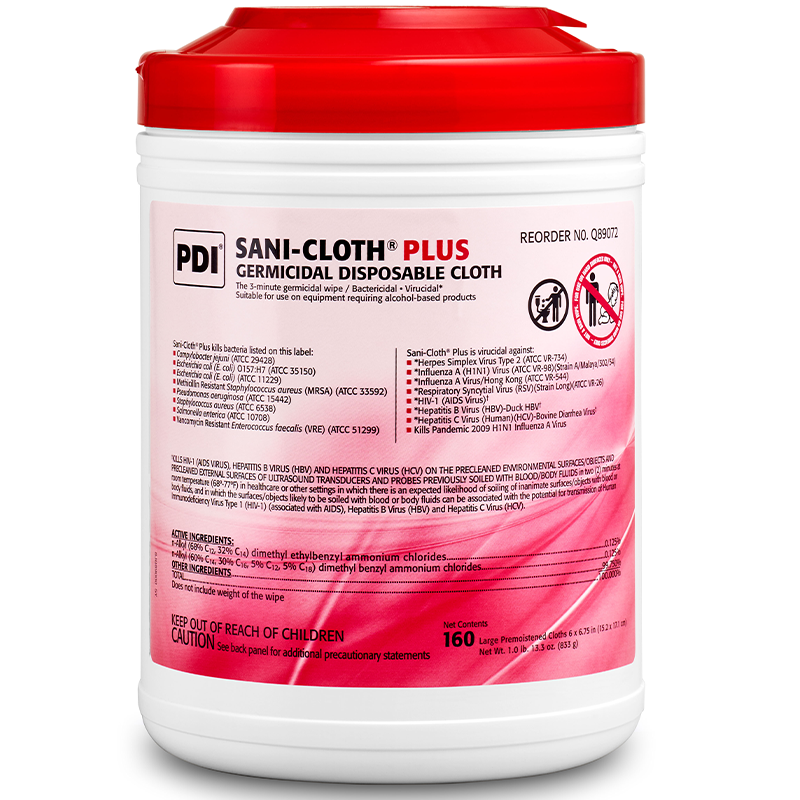 Sani-Cloth Plus Large cannister