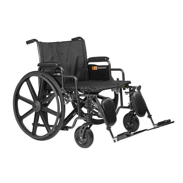 Bariatric HD Wheelchair and (ELR) Combo Package 26" x20",