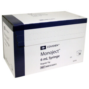 Monoject 6ml Syringe, Luer-lock tip  bx/50