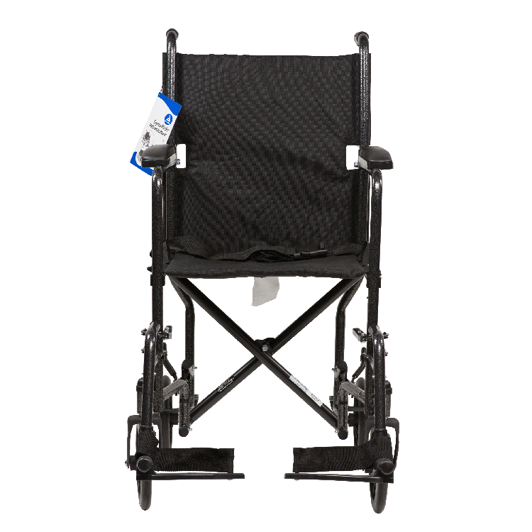 DynaRide Transport Wheelchair 19" x 16" - Image 2