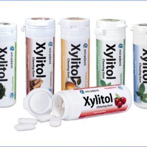 Miradent Xylitol Chewing gum display