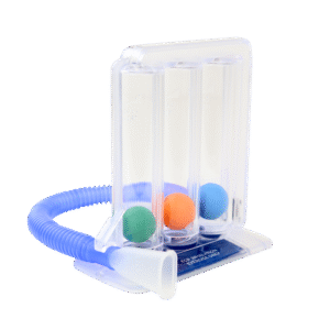 Tri-flow Chamber Incentive Spirometer
